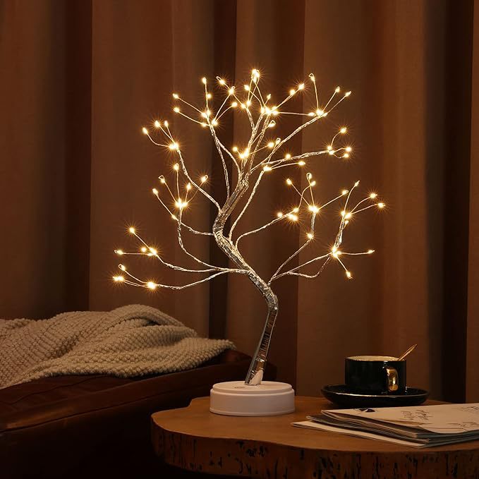 Desk tree lamp