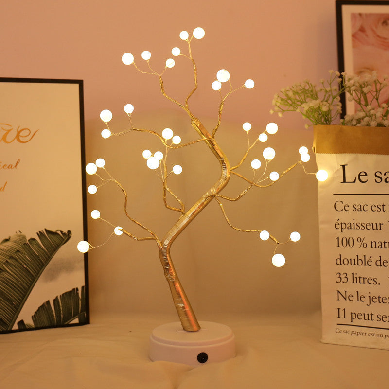 Desk tree lamp